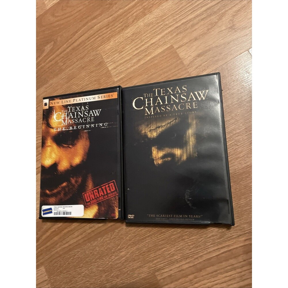 The Texas Chainsaw Massacre 2003 & The Beginning Unrated DVD Lot